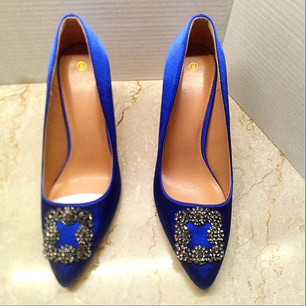 Women's Stiletto High Heel Pumps Classic Party Wedding Pointed Toe Pump Shoes